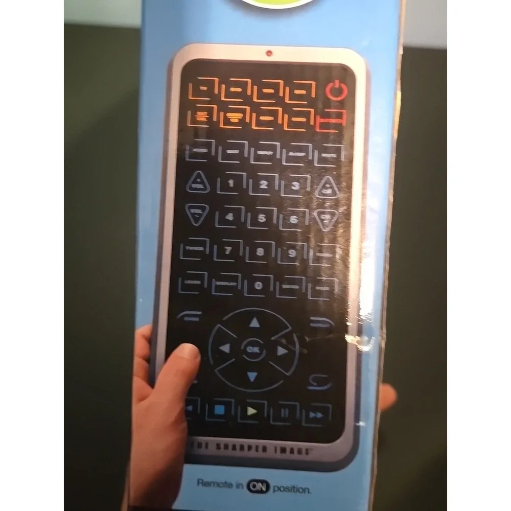 Jumbo Remote With Luminescent Touch Pad NEW‎ IN BOX Sharper Image Universal